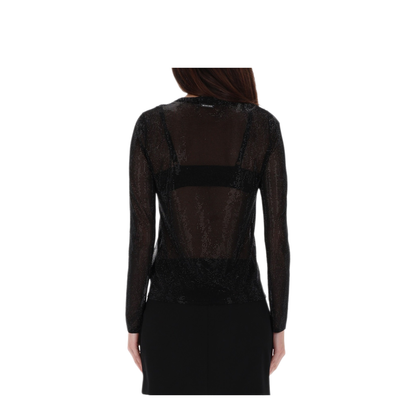 MAYFEYR - MICHAEL BY MICHAEL KORS - Top With Rhinestones - MF561A5B8D001BLACK