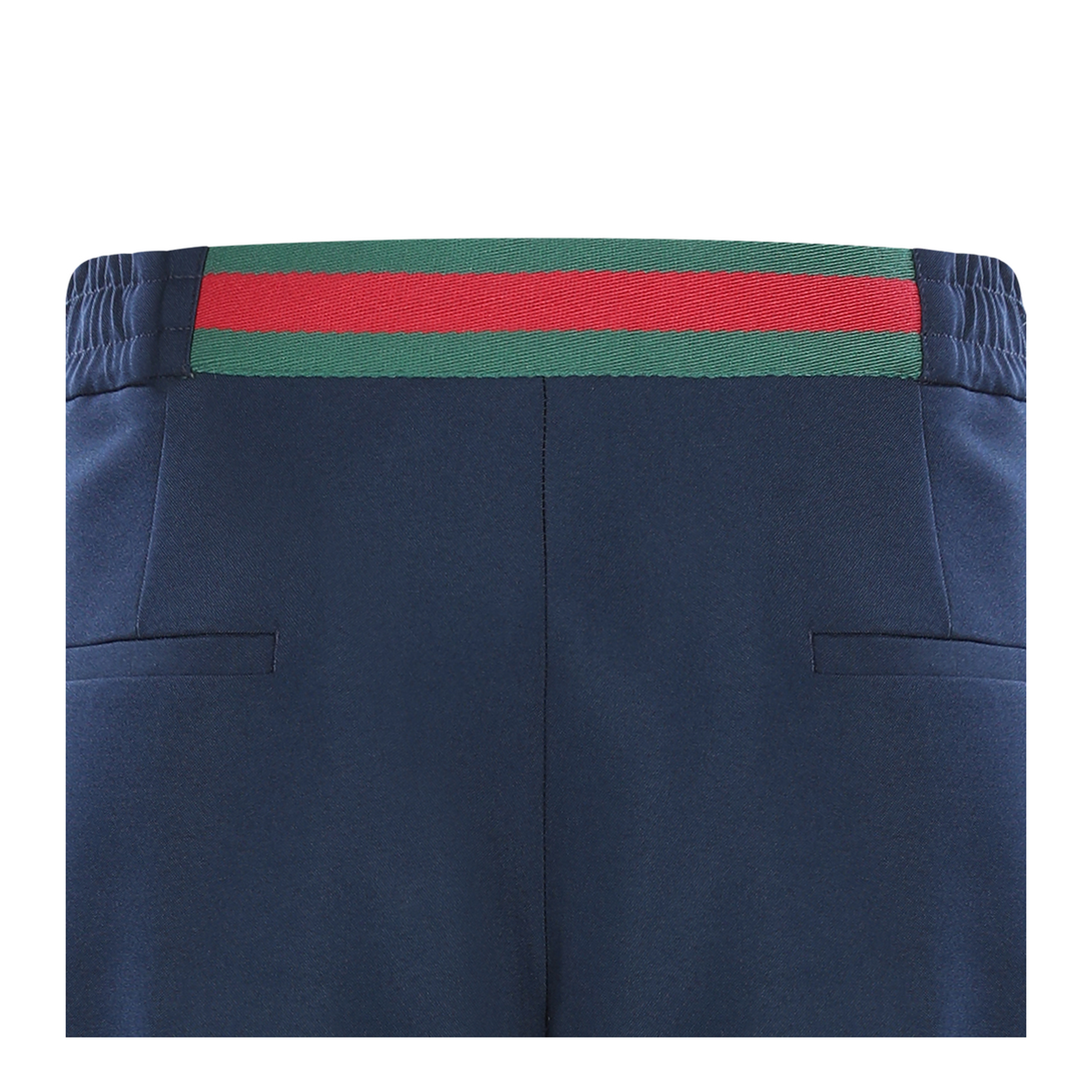 Technical Panama Sportswear Trousers in Dark Blue