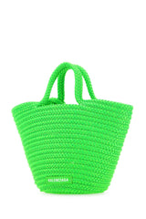 Ibiza Woven Basket Top Handle Bag