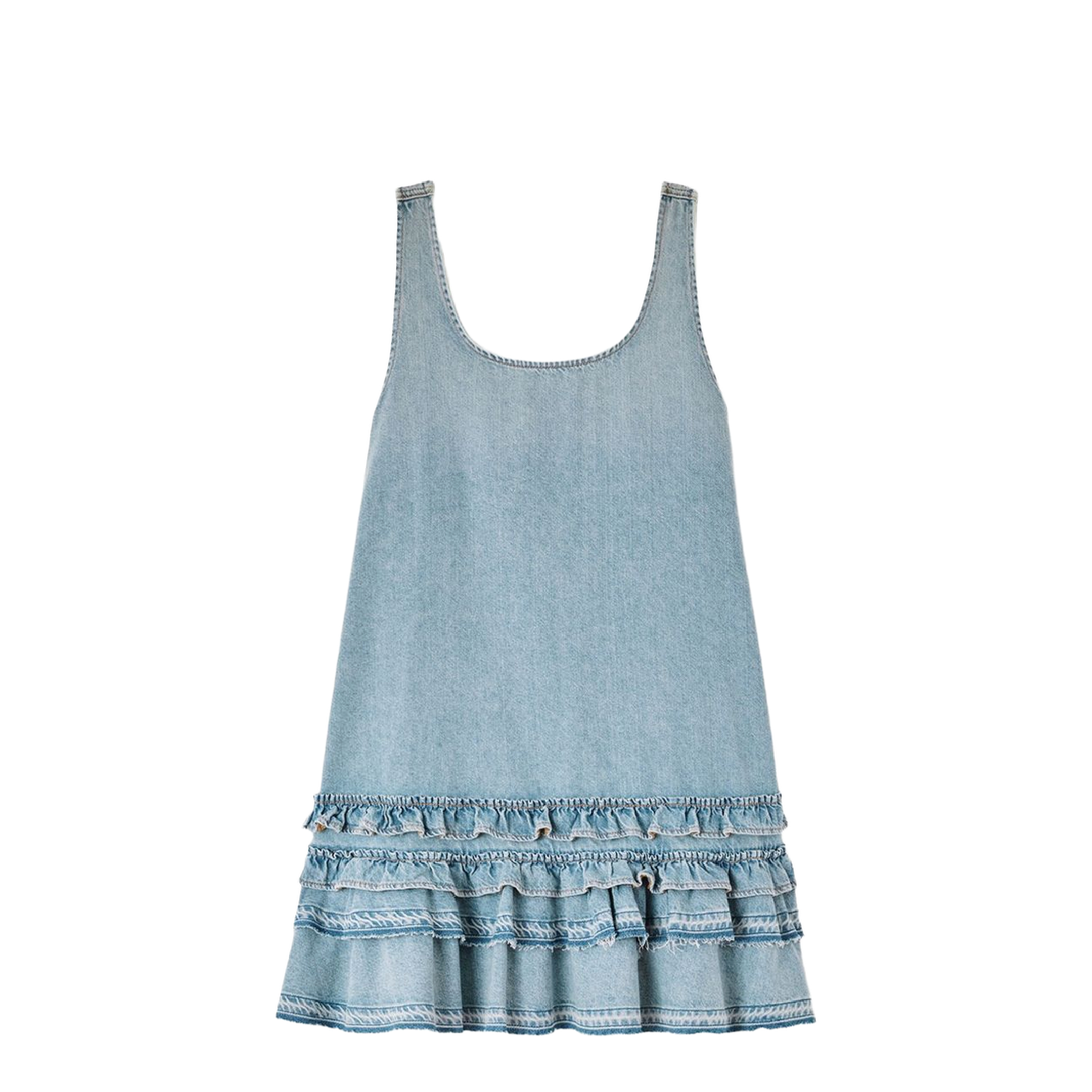 Ganni Light Blue Dresses – MAYFEYR