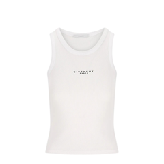 Logo Ribbed Tank Top