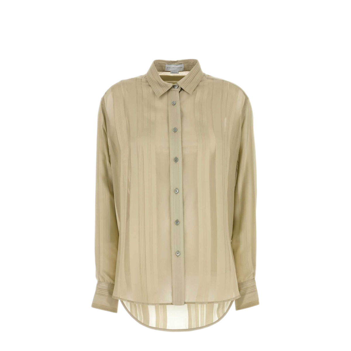 MAYFEYR - Stella Mccartney - Sheer Stripe Oversized Shirt - 6201493FJ2593410