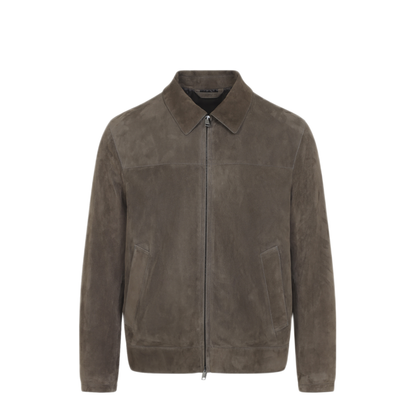 MAYFEYR - BRIONI - Shirt Collar Blouson - PLBV0LOE7092600