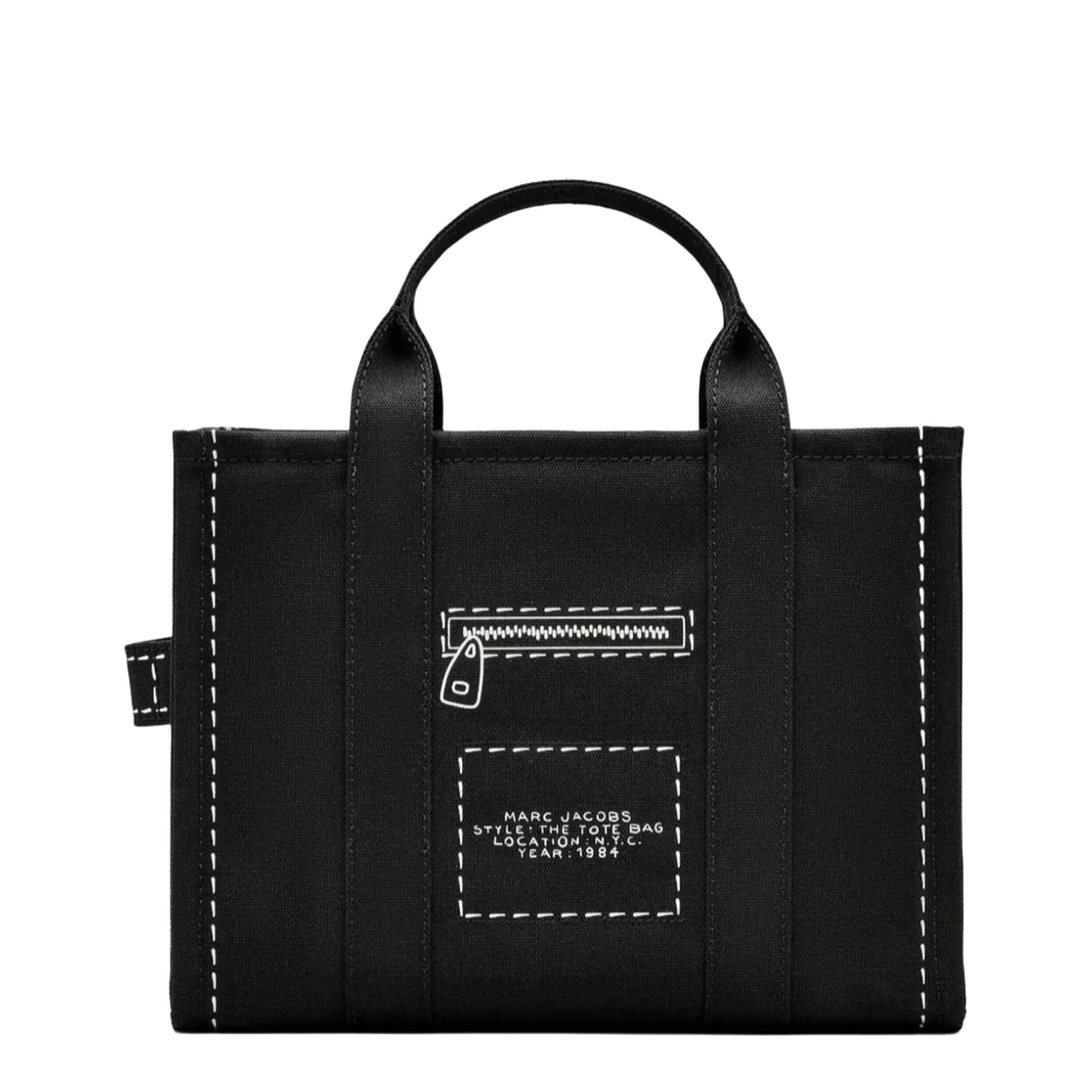 Trompe L'Oeil Cargo Canvas Medium Tote Bag
