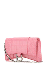 Pink Hourglass Shoulder Bag SHW