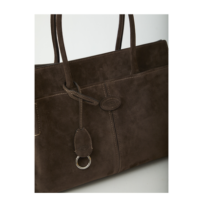 MAYFEYR - Tod's - Suede Leather Shopping Bag - XBWDBKA0300P3AS808