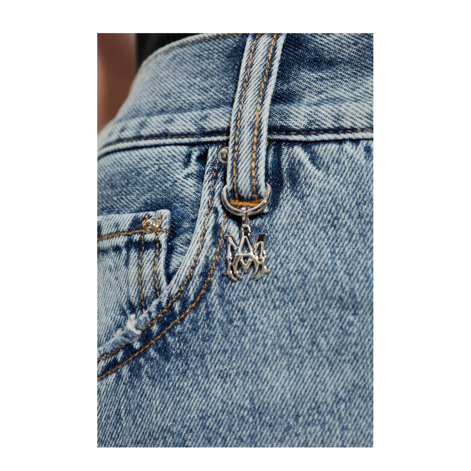 Distressed Denim Pants