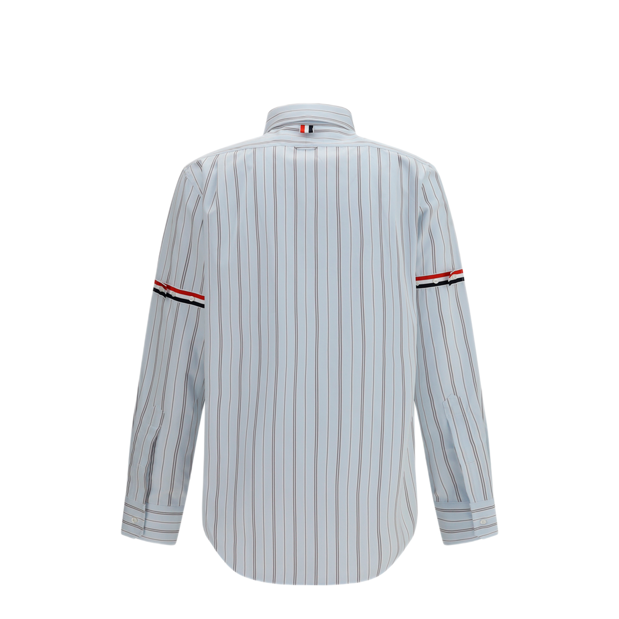 MAYFEYR - Thom Browne - Fine Striped Grosgrain Poplin Shirt - MWL301OF1223035