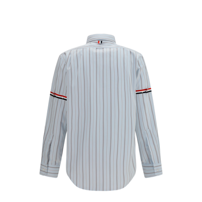 MAYFEYR - Thom Browne - Fine Striped Grosgrain Poplin Shirt - MWL301OF1223035