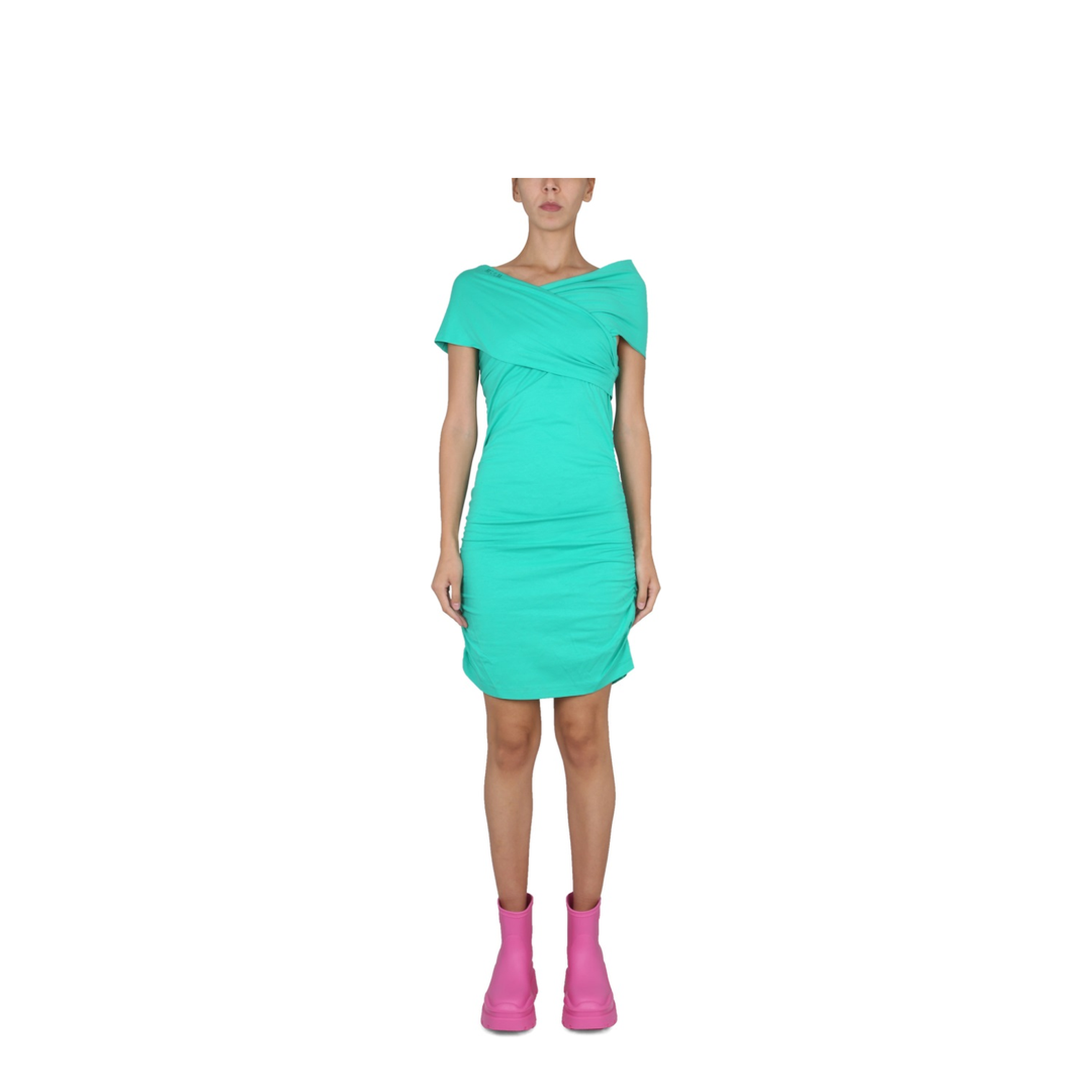 MAYFEYR - MSGM - Draped Dress - 3342MDA17922779834
