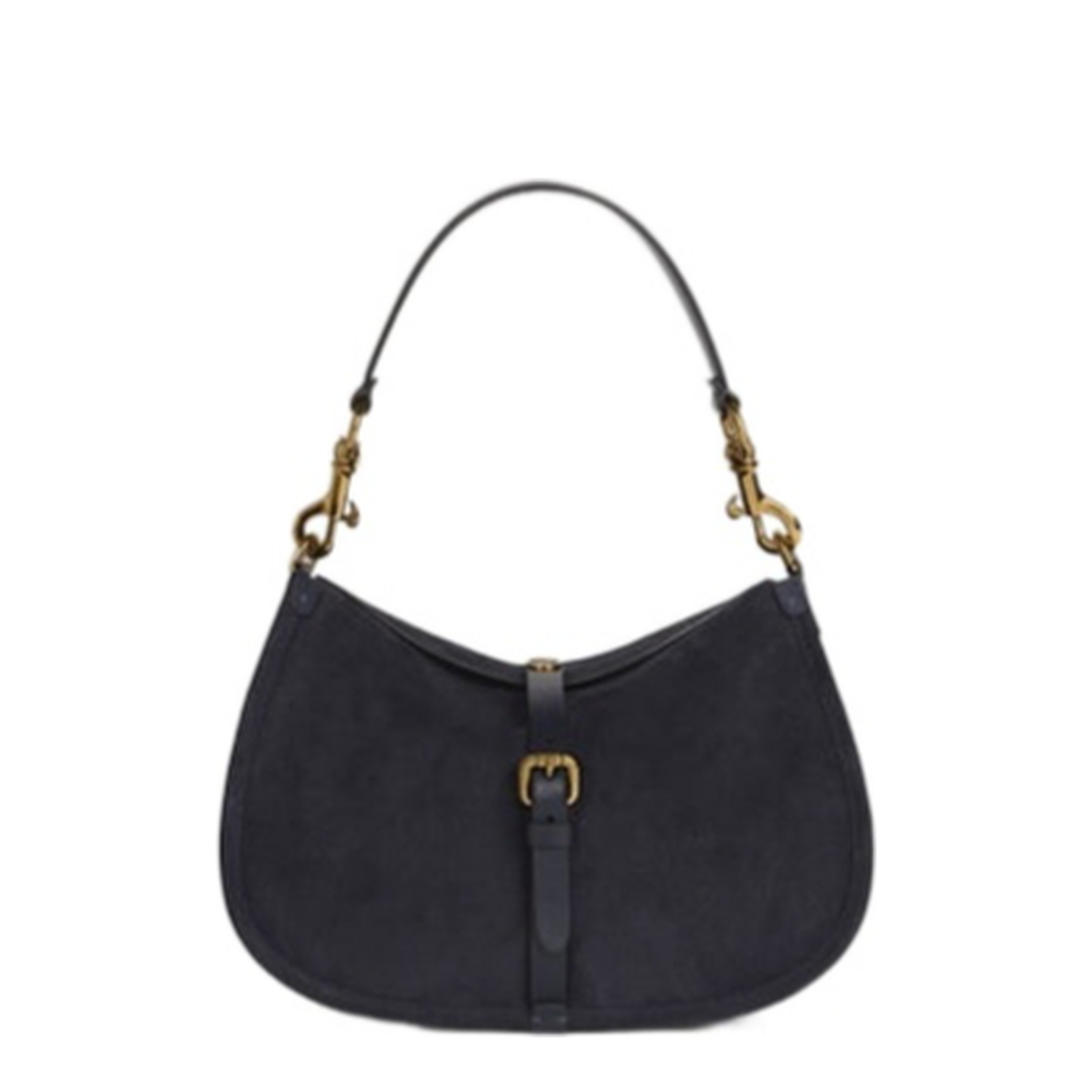 Medium Suede Pony Bag