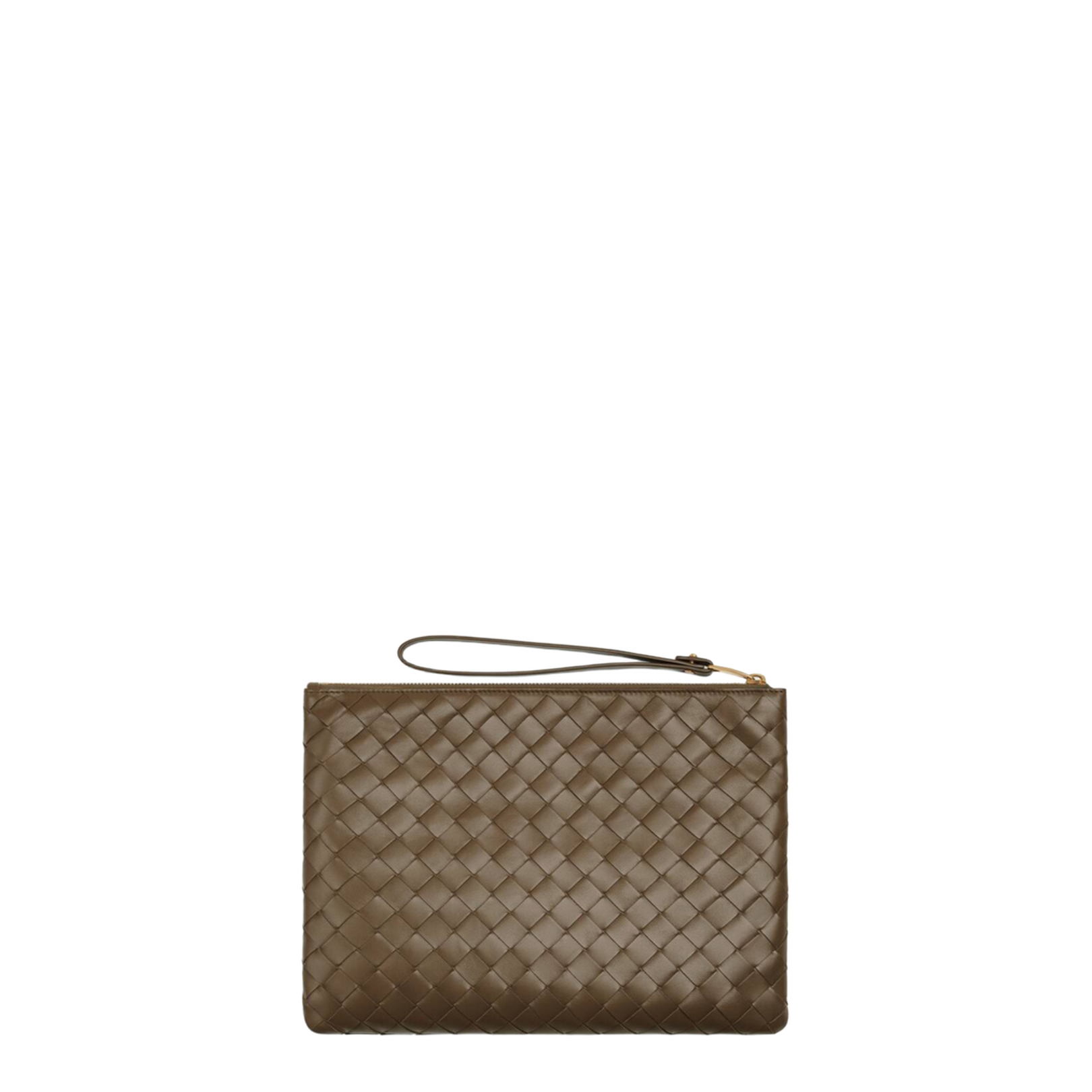 Intrecciato Medium Flat Pouch