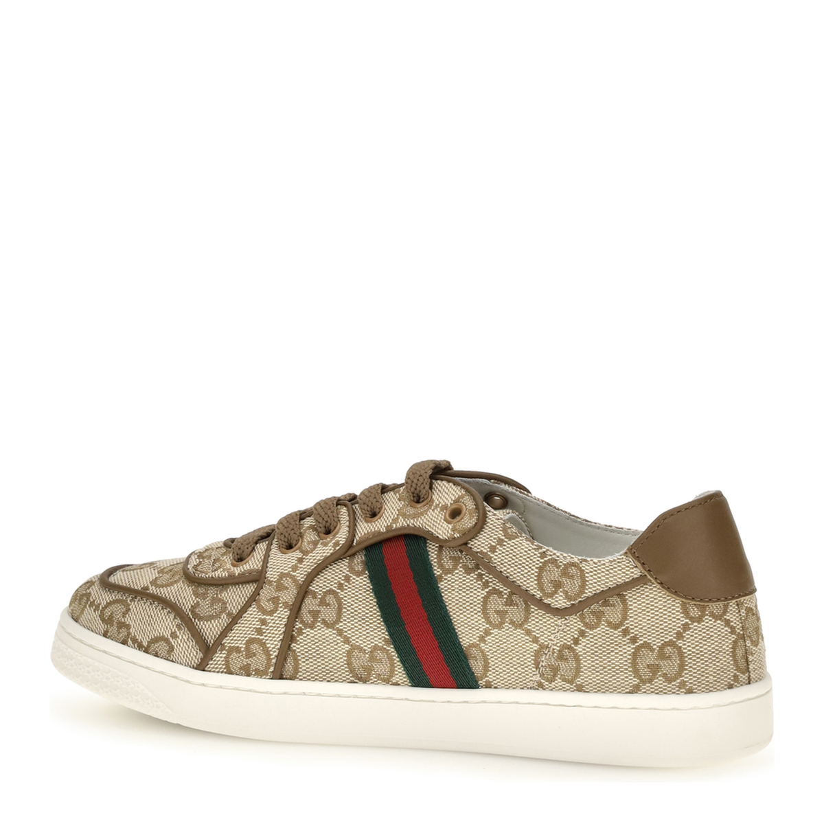 MAYFEYR - Gucci - Gg Monogram Sneakers With Web Detail - 873450FAF5F9644