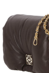 Goya Puffer Shoulder Bag, Gold Hardware