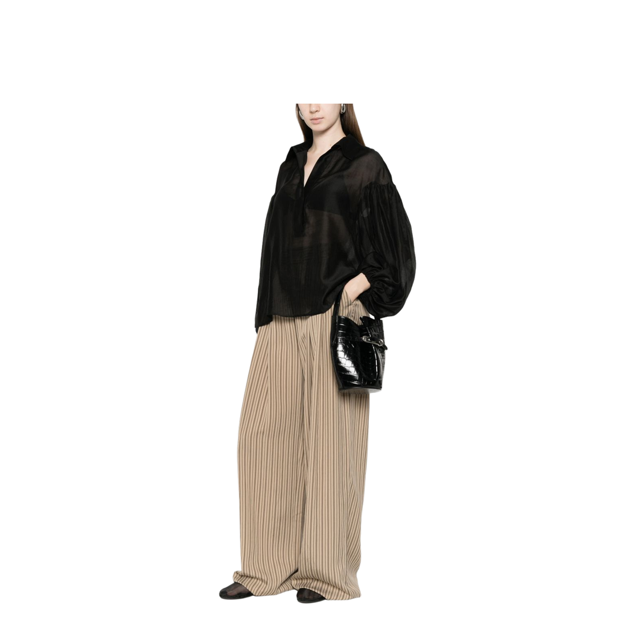MAYFEYR - Trame Auree - Shirts Black - MIRTAP044U900