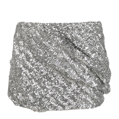 Sequin-Embellished Miniskirt