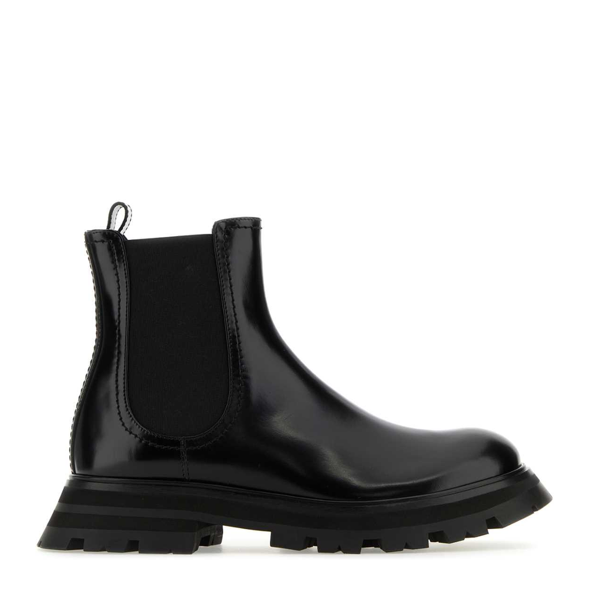 MAYFEYR - Alexander Mcqueen - Black Leather Ankle Boots - 757487WIDU11000