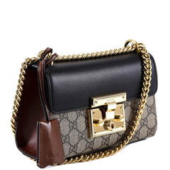 Padlock Mini Shoulder Bag, Gold Hardware