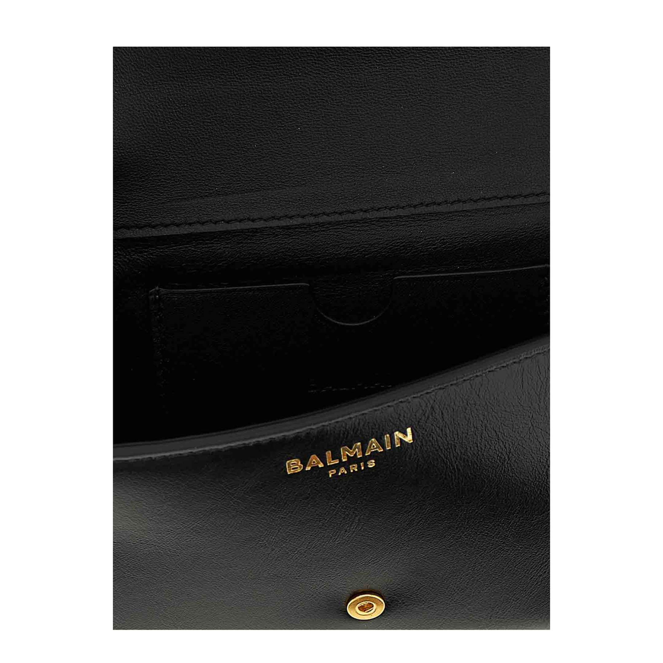 Crinkled Leather Wallet with Shuffle Chain