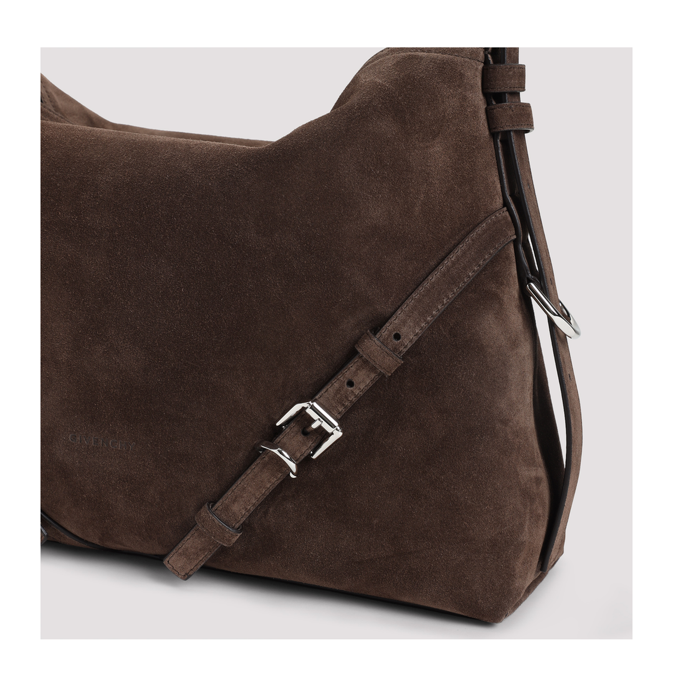 Medium Voyou Shoulder Bag Ebony Brown
