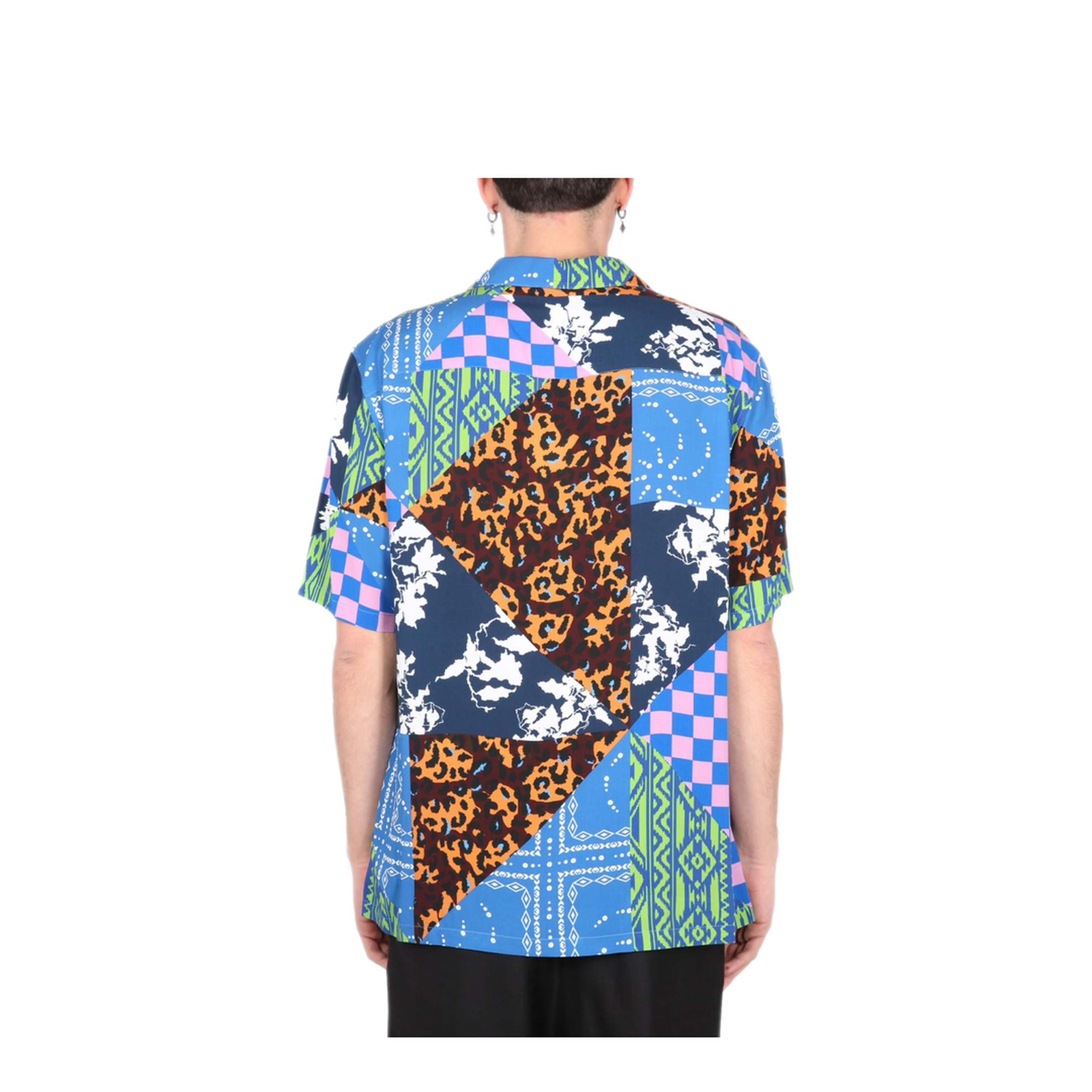 MAYFEYR - MARCELO BURLON COUNTY OF MILAN - Hawaii Mix Match Shirt - CMGG001S23FAB0024584