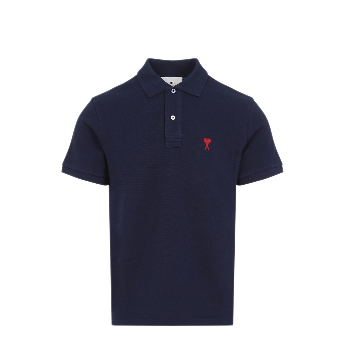 MAYFEYR - Ami Paris - Ami De Coeur Night Blue Polo Shirt - BFUPL001760430