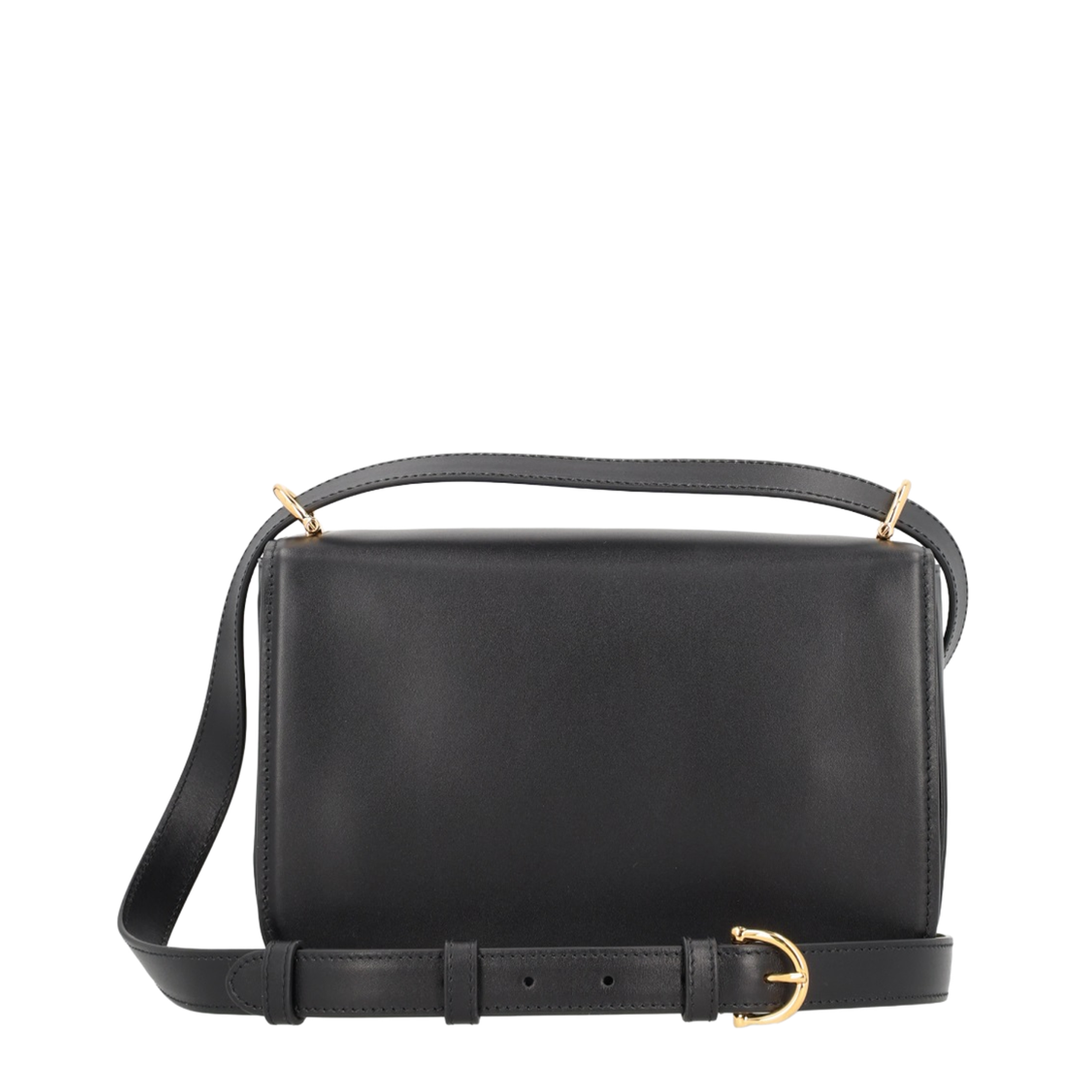 Siena Small Shoulder Bag in Black Leather