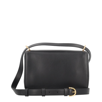 Siena Small Shoulder Bag in Black Leather