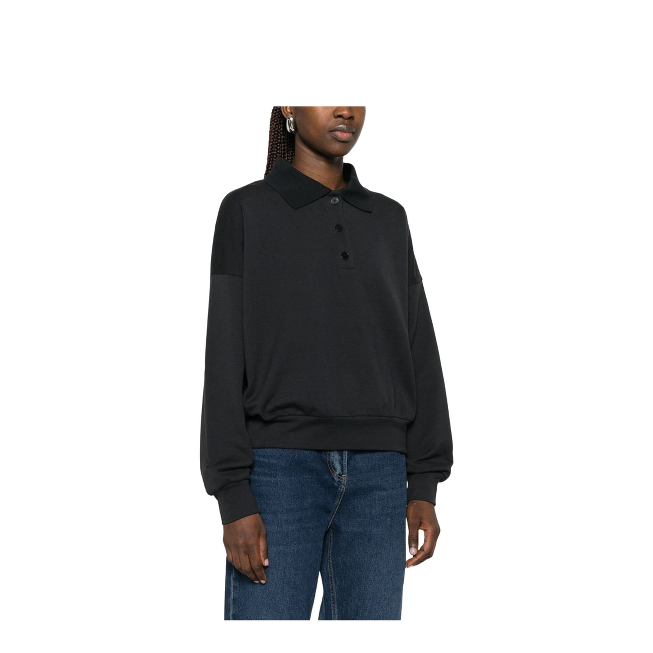 Midnight Blue Cotton Corzas Polo Shirt