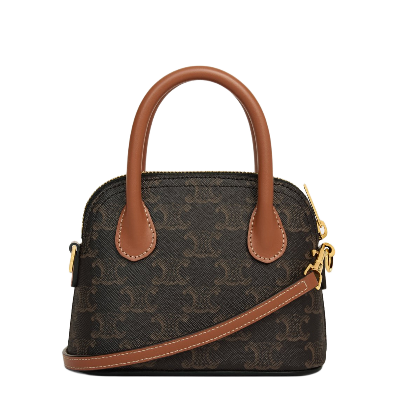Mini Honorine in Triomphe Canvas and Calfskin