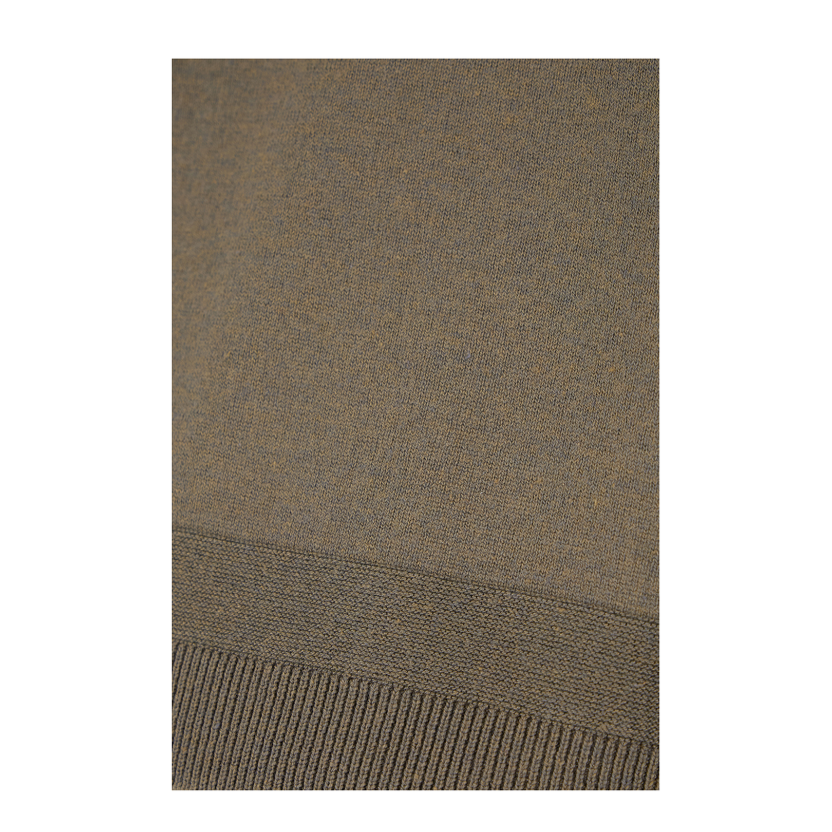 Olive Green Silk Blend Sweater