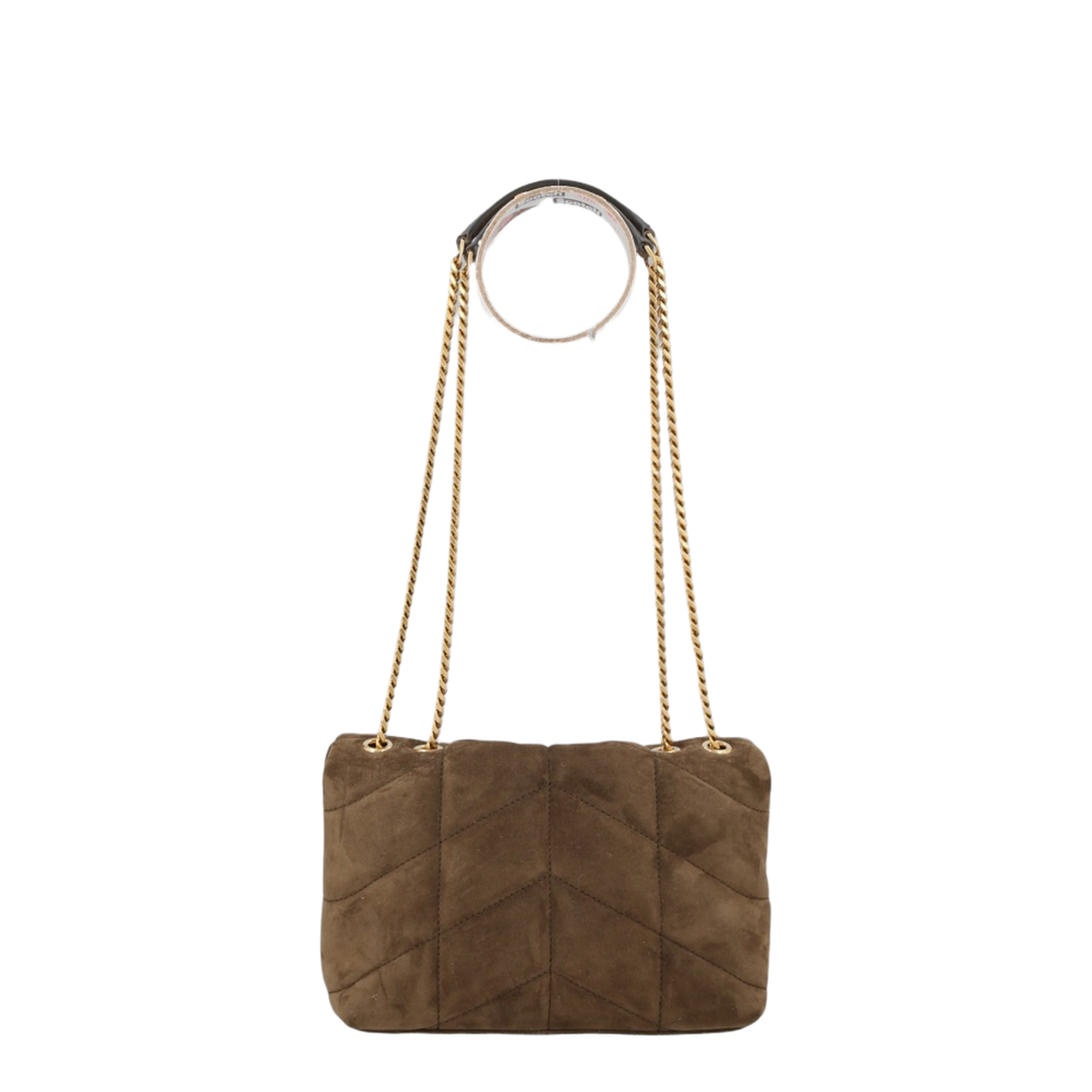 Toy Puffer Suede Shoulder Bag - Light Musk