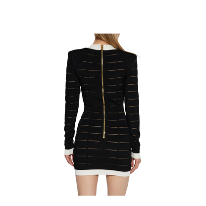 Dress with Transparent Inserts