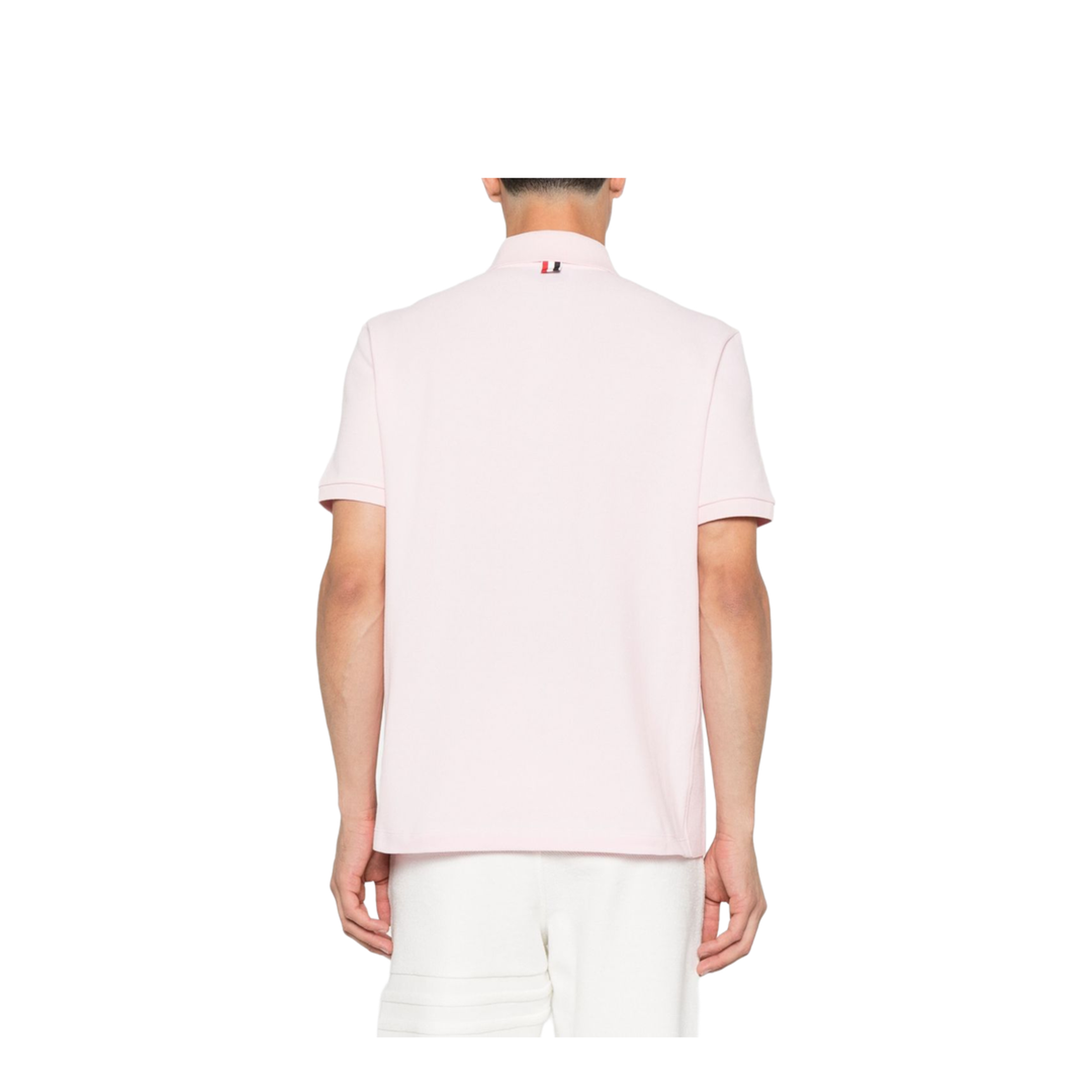 Pink Cotton Polo Shirt