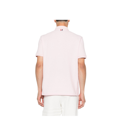 Pink Cotton Polo Shirt