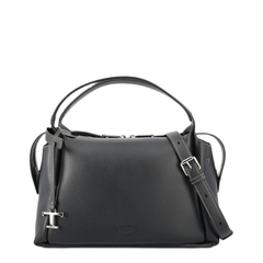 T Timeless Small Calfskin Handbag - Black
