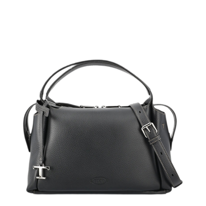 T Timeless Small Calfskin Handbag - Black