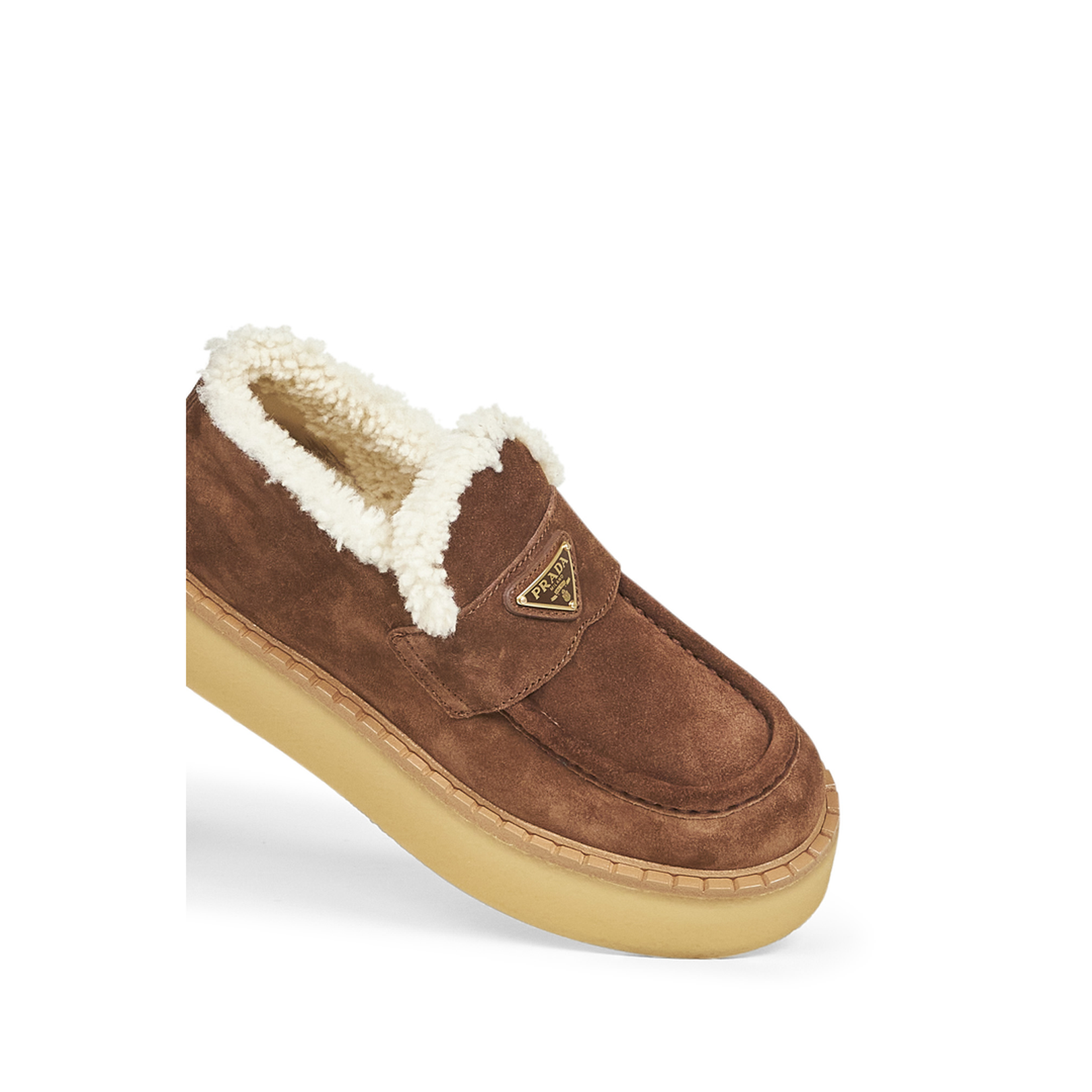 Brown Suede Loafers
