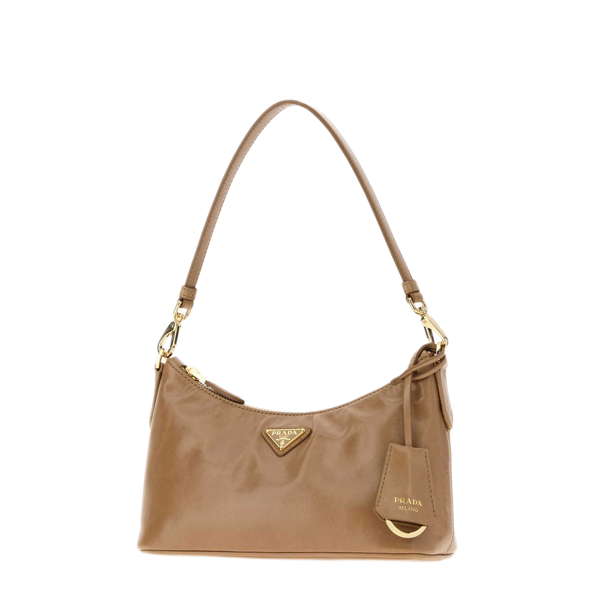 MAYFEYR - Prada - Beige Leather Handbag - 1BC305VDOM2CYRF0770