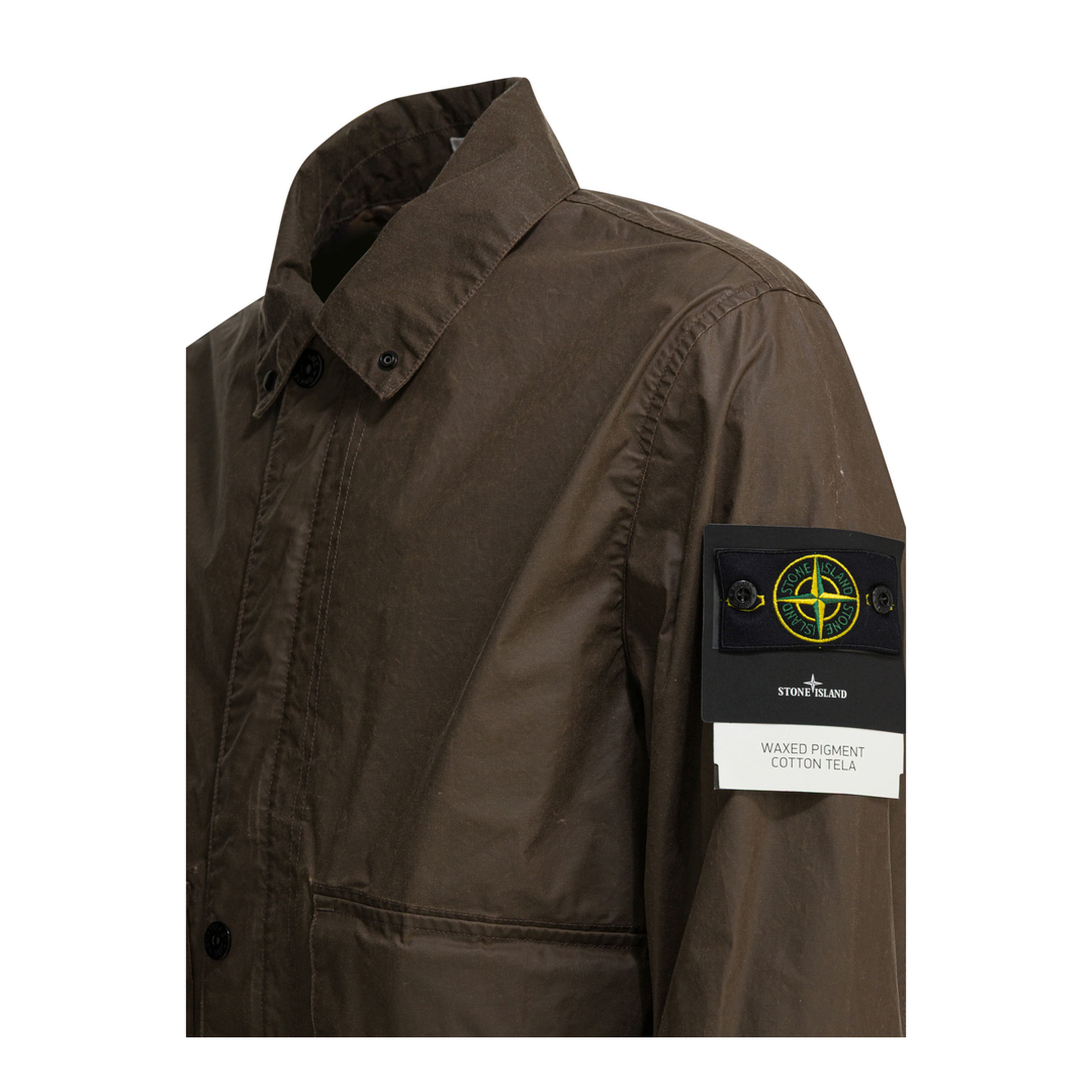 MAYFEYR - Stone Island - Pigmented Wax Overshirt Jacket - 4100054S0290V007C