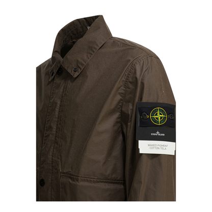 MAYFEYR - Stone Island - Pigmented Wax Overshirt Jacket - 4100054S0290V007C