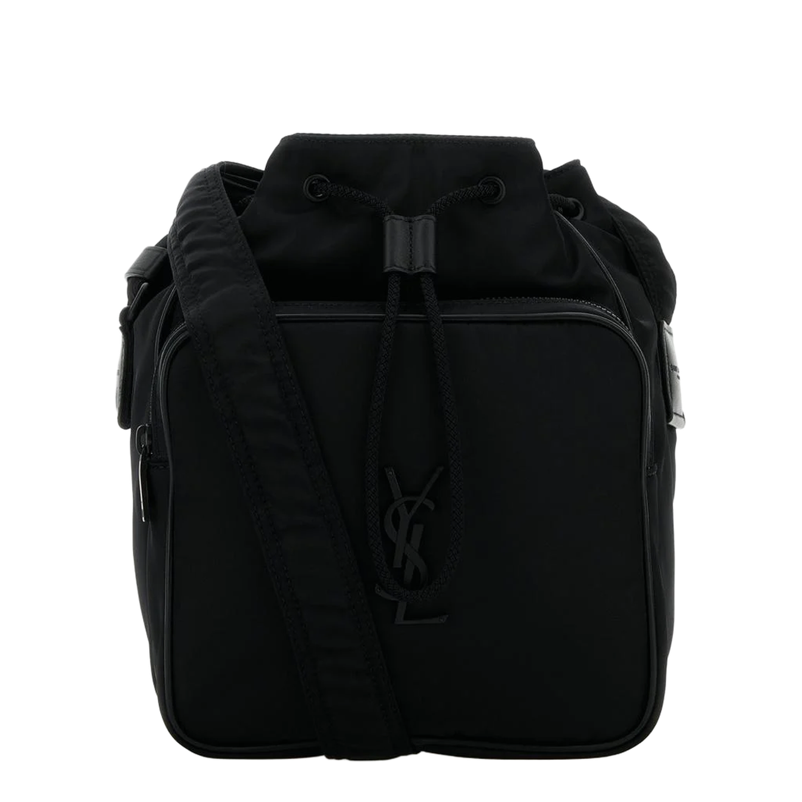 Niki Small Nylon Bucket Bags - Black