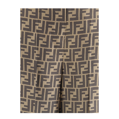 MAYFEYR - Fendi - Monogram Pattern Silk Pants - FR6606A8G3