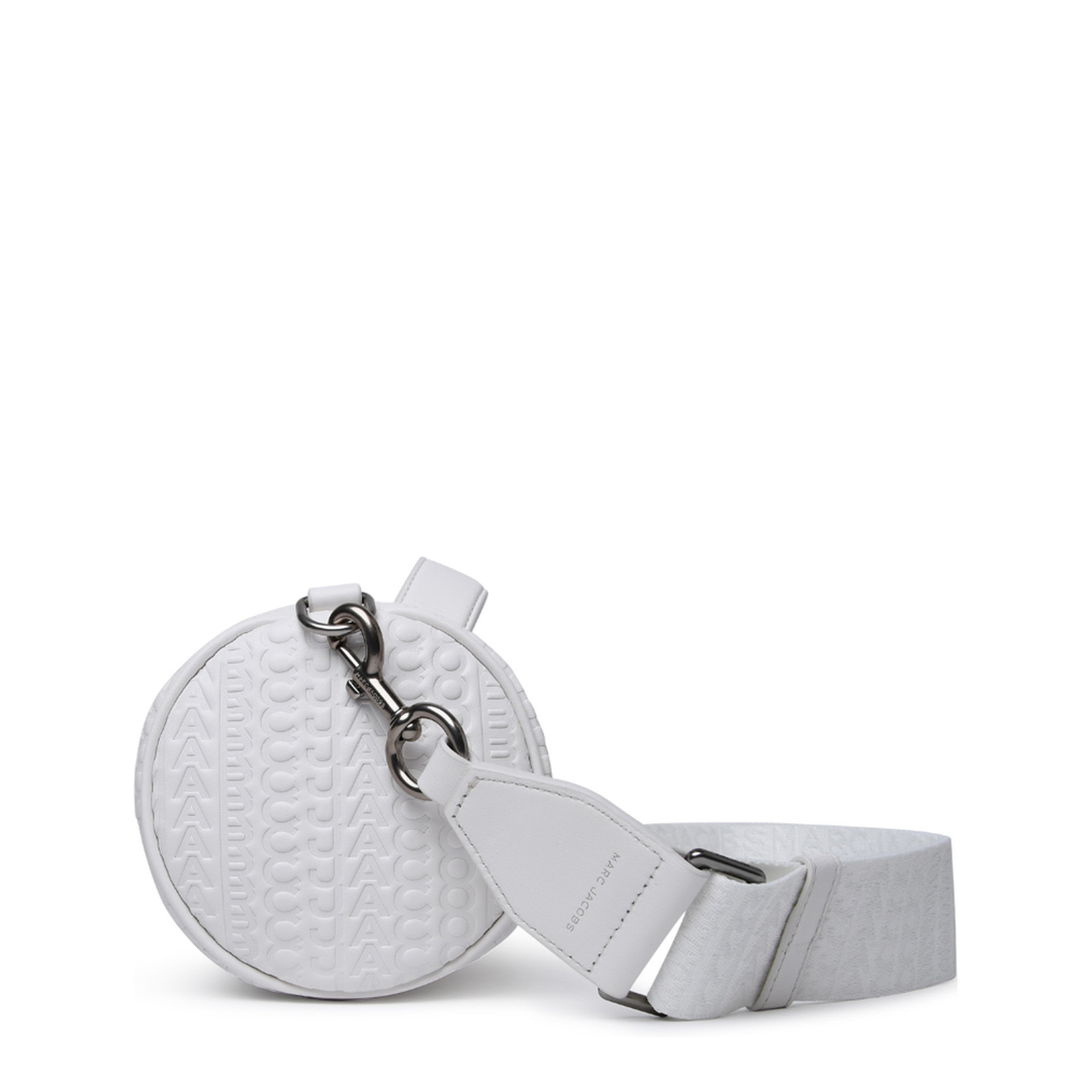 Duffle White Leather Bag