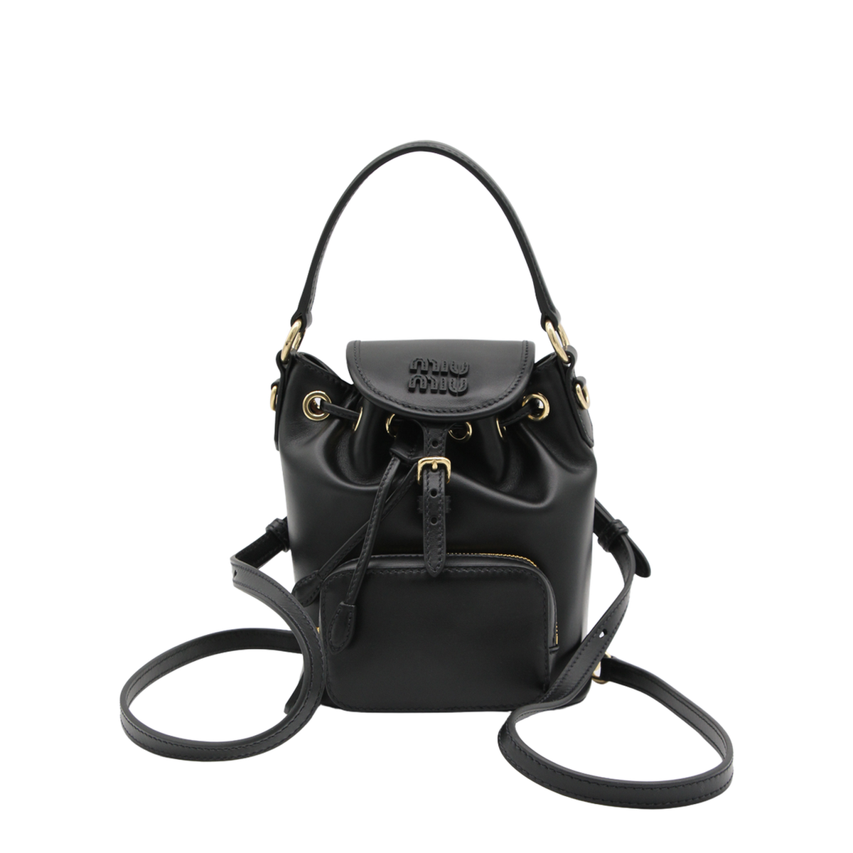 MAYFEYR - Miu Miu - Leather Backpack - 5BZ045VOOM2CRWF0002