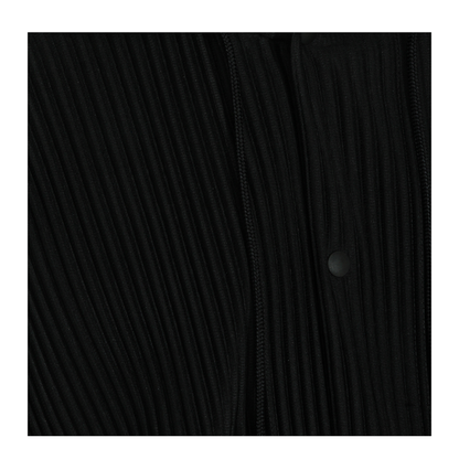 Pleated Sweatshirt with Buttons