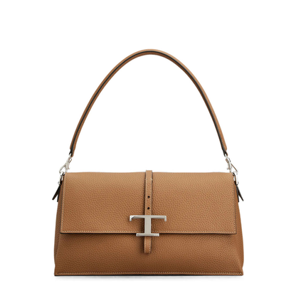 MAYFEYR - TOD`S - T Small Leather Flap Bag - XBWTSEC9200WNTS600