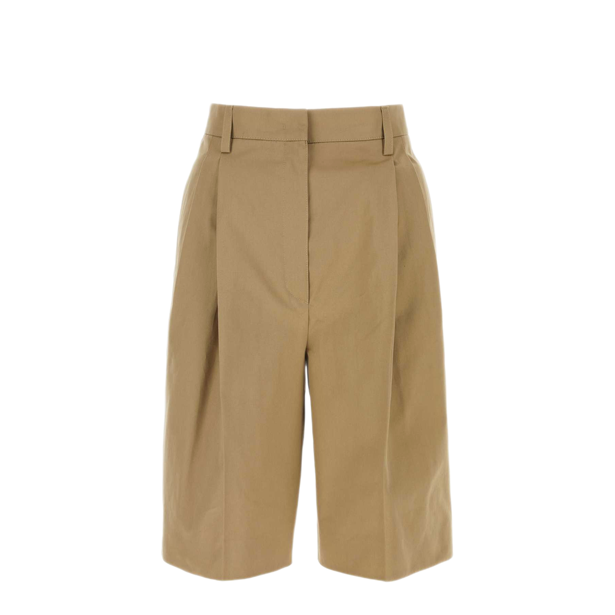 MAYFEYR - Prada - Beige Cotton Bermuda Shorts - P273HSOOO14WQF0241