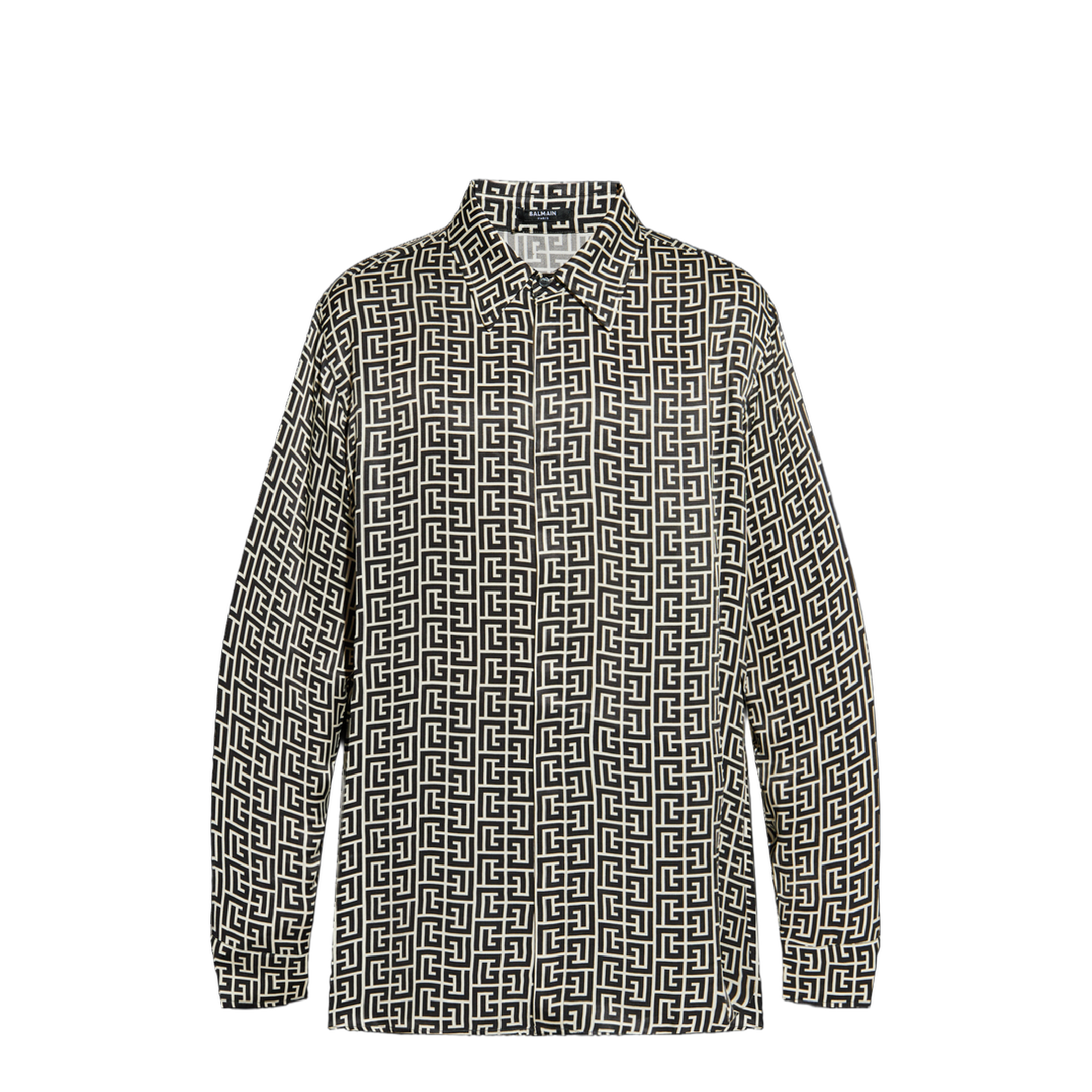 Monogrammed Flowing Shirt