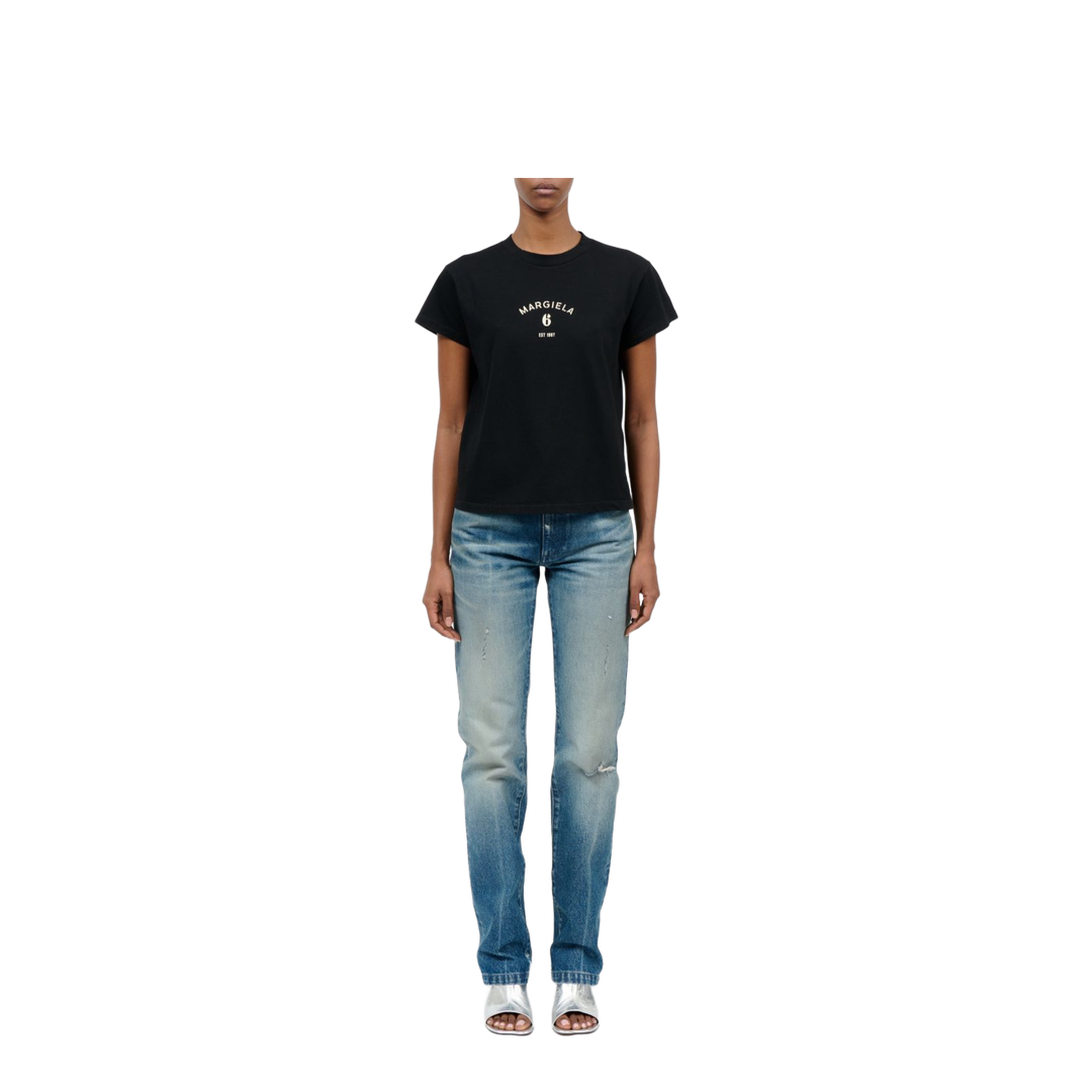 Cotton Crew Neck Logo T-Shirt